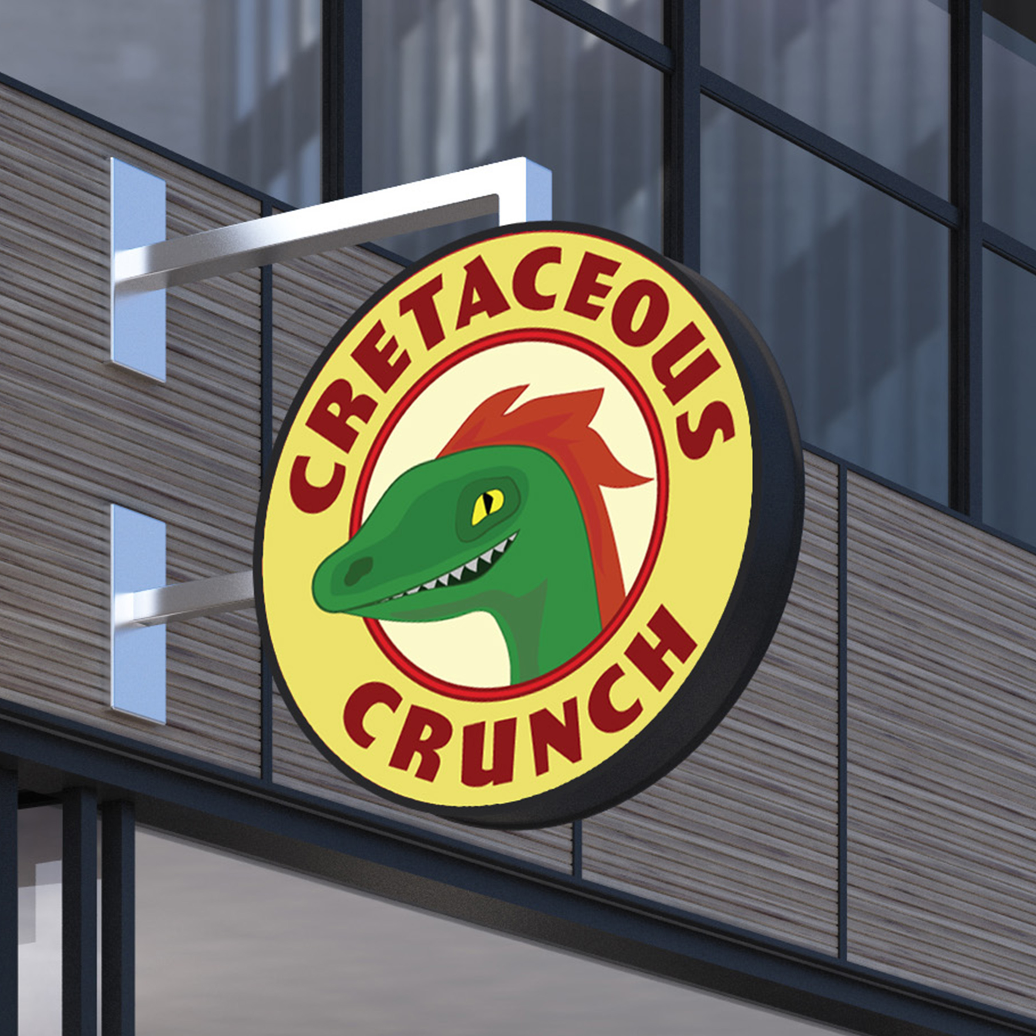 Cretaceous Crunch Restaurant Branding